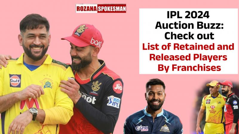 IPL 2024 Auction Latest News: Full List of Players