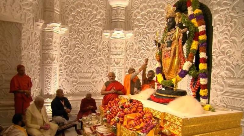 Ram Mandir in Ayodhya Pran Pratishtha Temple Inauguration LIVE Updates 