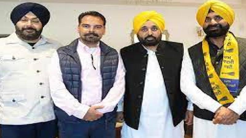 Ex-Congress MLA Gurpreet Singh GP joins AAP Lok Sabha election 2024