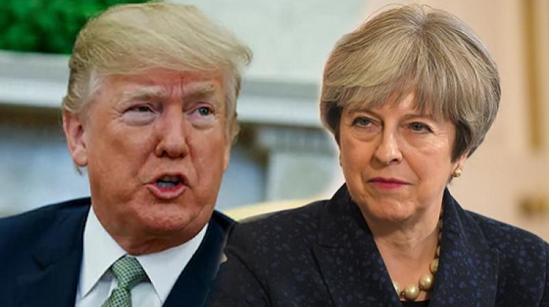 Donald Trump and Theresa May Donald Trump and Theresa May