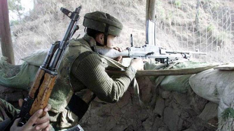 Pak violates ceasefire along LoC Pak violates ceasefire along LoC