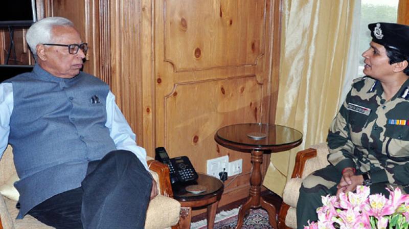 Vohra holds meetings with top officials