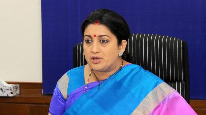 Union Minister Smriti Irani Union Minister Smriti Irani