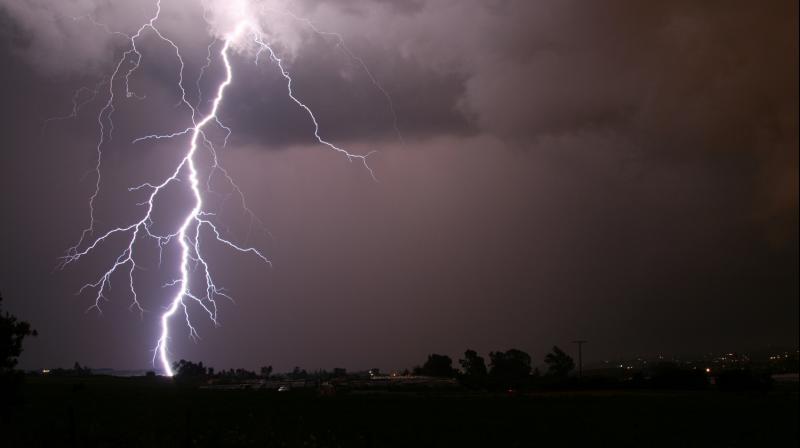  Lightning struck in different parts of the state
