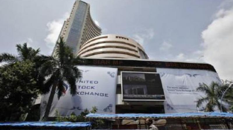 Sensex above 35k as crude slips Sensex above 35k as crude slips
