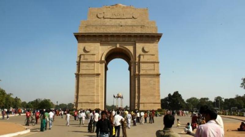 Warm, humid morning in Delhi
