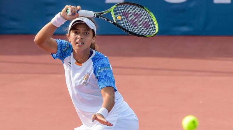 Ankita Raina today confirmed just the third singles medal Ankita Raina today confirmed just the third singles medal