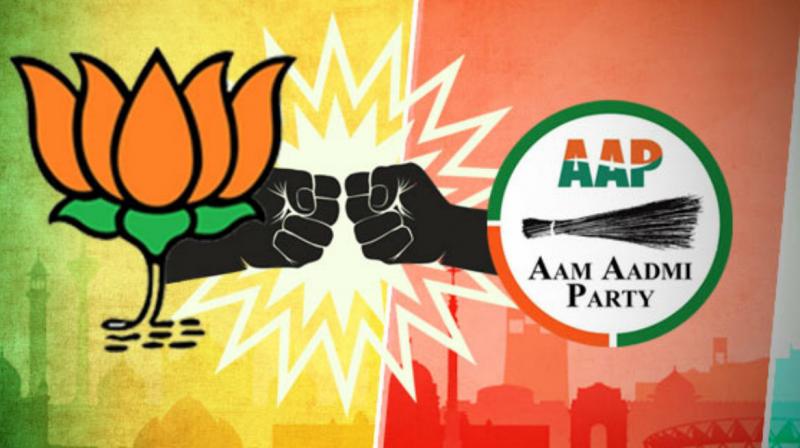 AAP Attacks BJP over candle March AAP Attacks BJP over candle March