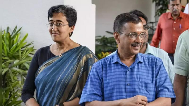 Arvind Kejriwal Alleges Imminent Arrest of CM Atishi in "Fabricated Case" Arvind Kejriwal Alleges Imminent Arrest of CM Atishi in "Fabricated Case"