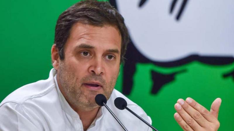 Congress president Rahul Gandhi Congress president Rahul Gandhi