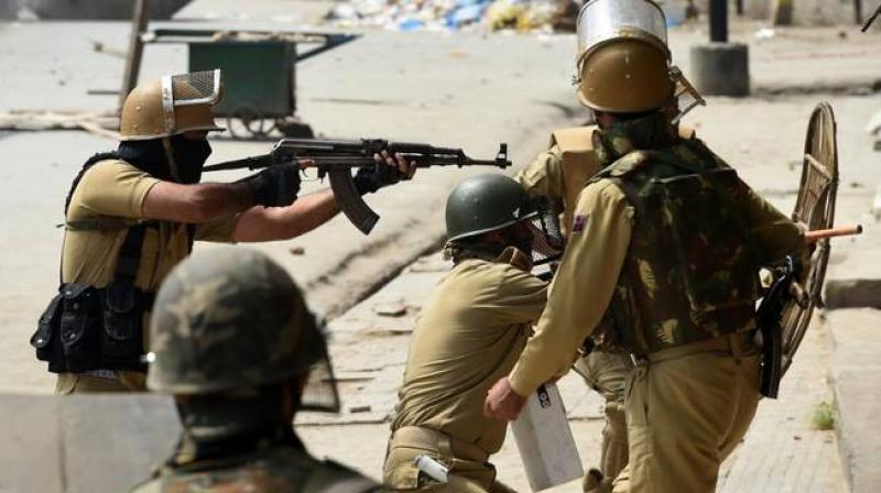 A militant was today killed in an encounter A militant was today killed in an encounter