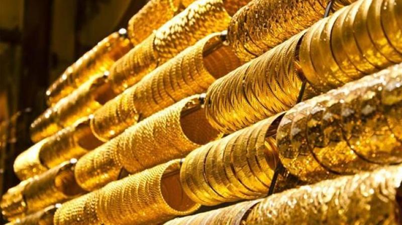 Gold shot up by Rs 120 to Rs 31,200 per 10 gram