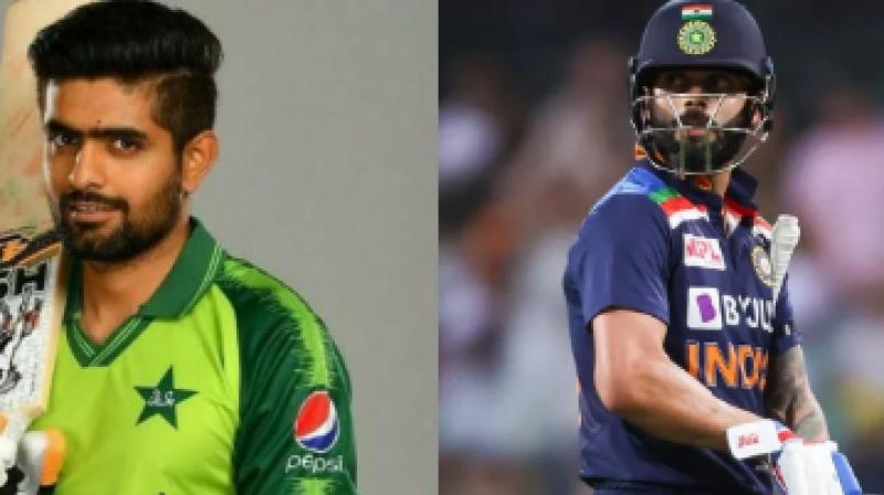 Babar Azam and Virat Kohli Babar Azam and Virat Kohli