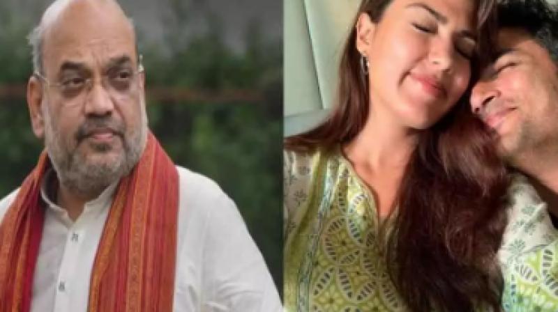 Amit Shah and Rhea Chakraborty Amit Shah and Rhea Chakraborty