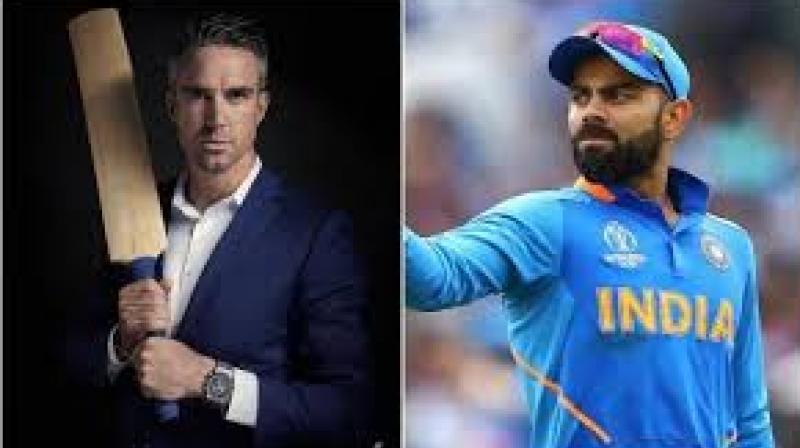 Virat Kohli and Kevin Pietersen Virat Kohli and Kevin Pietersen