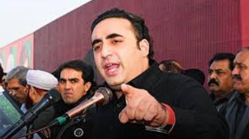 Pakistan Peoples Party's leader Bilawal Bhutto Zardari.