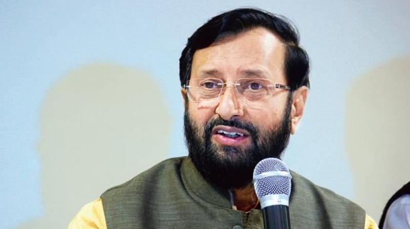 Union minister Prakash Javadekar Union minister Prakash Javadekar