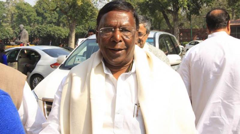 Puducherry Chief Minister V Narayanasamy Puducherry Chief Minister V Narayanasamy