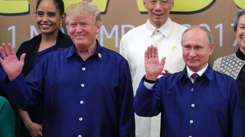 Donald Trump has met with Russian President Vladimir Putin