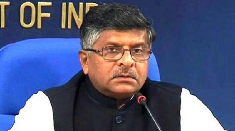 Union IT Minister Ravi Shankar Prasad