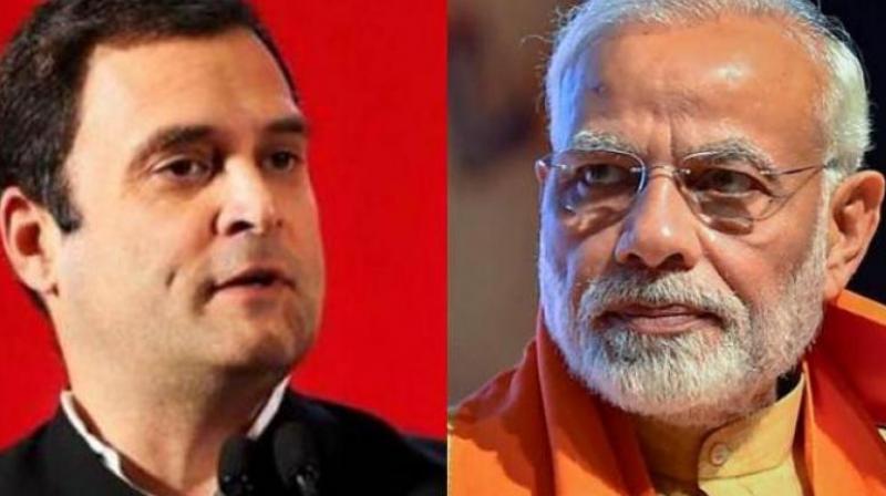 Rahul Gandhi and Narendra Modi Rahul Gandhi and Narendra Modi