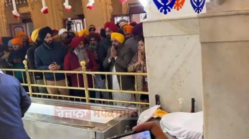 CM Bhagwant Mann at Gurdwara Sri Fatehgarh Sahib News