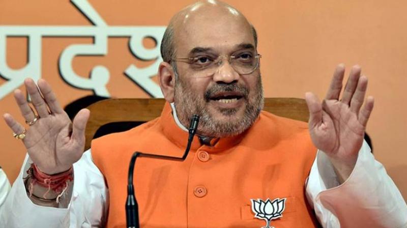 Party's national president Amit Shah Party's national president Amit Shah