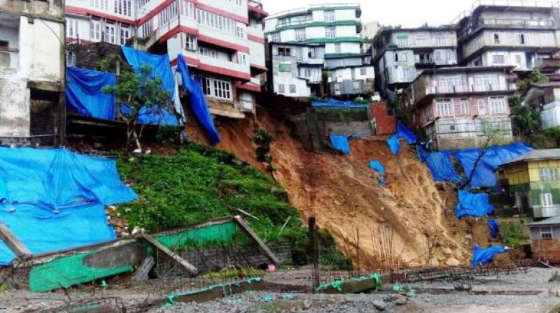 Landslide in Mizoram