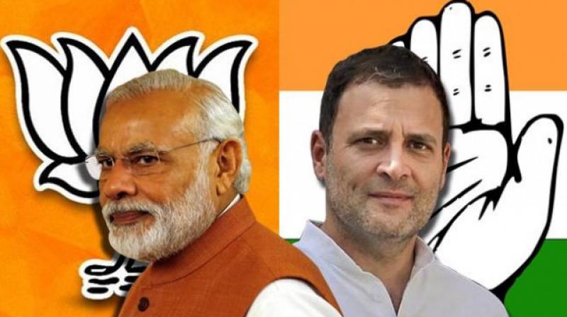 Cong leads in R'than, Chatisgarh and MP Cong leads in R'than, Chatisgarh and MP