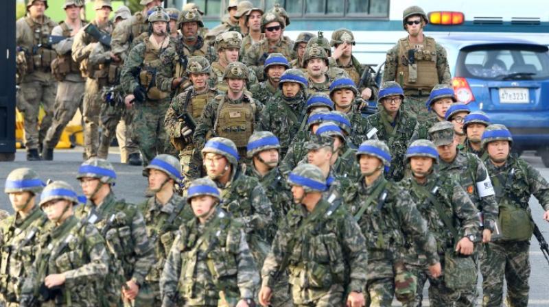 S Korea, US confirm suspending military drills S Korea, US confirm suspending military drills