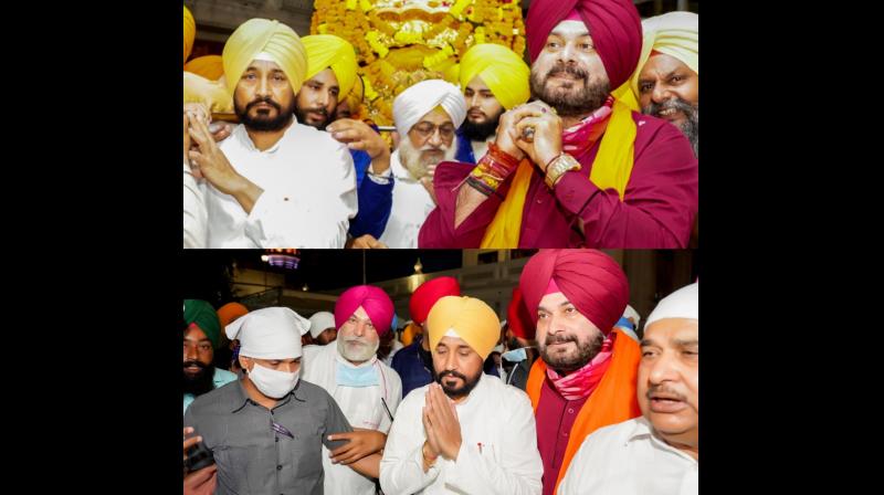 PUNJAB CM AT DARBAR SAHIB, AMRITSAR