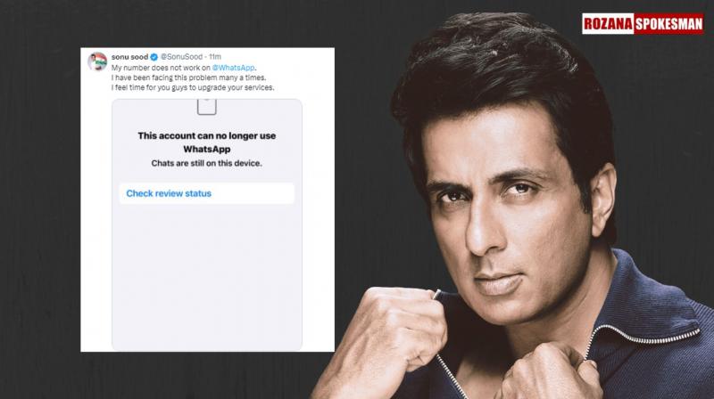 Sonu Sood's WhatsApp Not Working! What's The Matter? Sonu Sood's WhatsApp Not Working! What's The Matter?