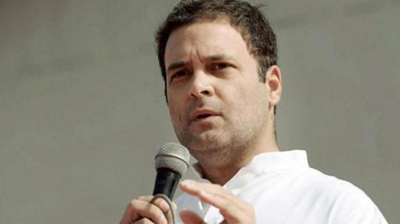 Congress president Rahul Gandhi Congress president Rahul Gandhi