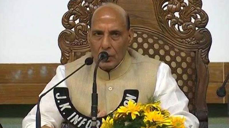 Rajnath visits frontier district of Kupwara