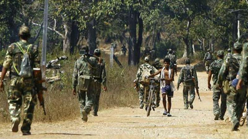 Naxal commander killed in encounter with security forces Naxal commander killed in encounter with security forces