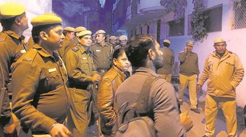 9 members of a family rescued from ashram 9 members of a family rescued from ashram