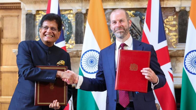 India, UK Sign Landmark Free Trade Agreement to Boost Bilateral Trade and Jobs India, UK Sign Landmark Free Trade Agreement to Boost Bilateral Trade and Jobs