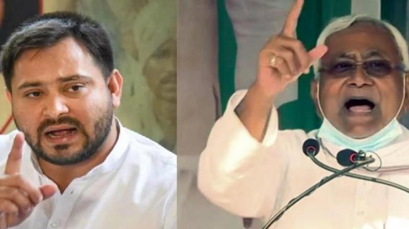 Tejashwi Yadav and Nitish Kumar Tejashwi Yadav and Nitish Kumar