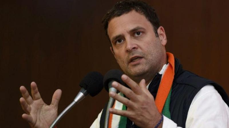 Congress president Rahul Gandhi Congress president Rahul Gandhi