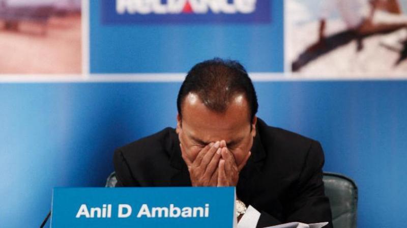 Shares of Reliance Group companies tumbled up to 10.3 per cent