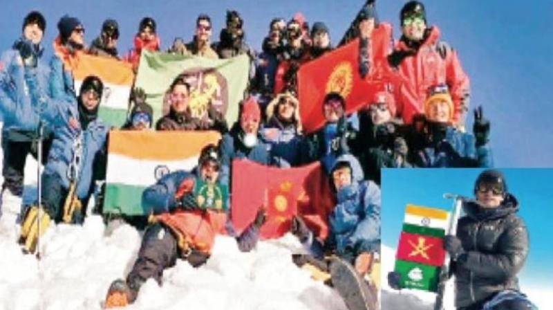 20-Member Team including Punjab's Chowdhury Mohanlal hoisted Tricolor at Kangri Mountain