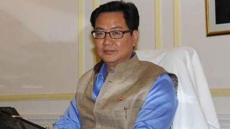 Union minister Kiren Rijiju Union minister Kiren Rijiju