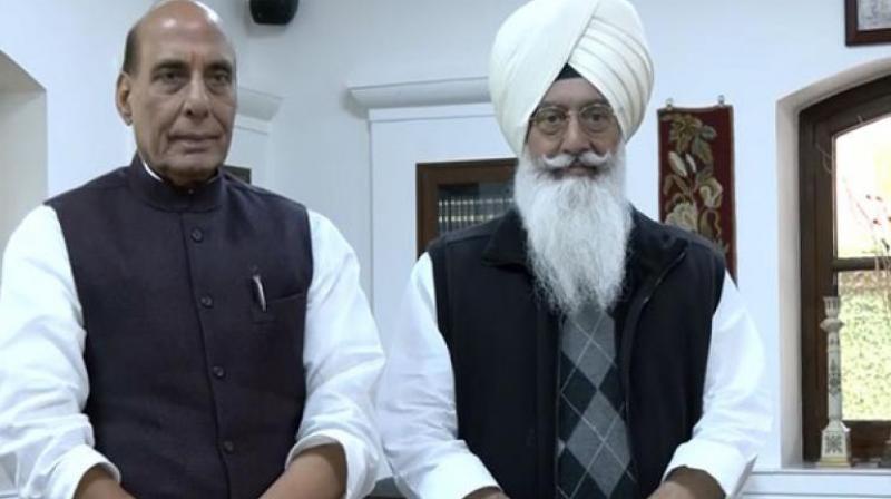Union Defense Minister Rajnath Singh Visits Dera Radha Soami Beas Union Defense Minister Rajnath Singh Visits Dera Radha Soami Beas