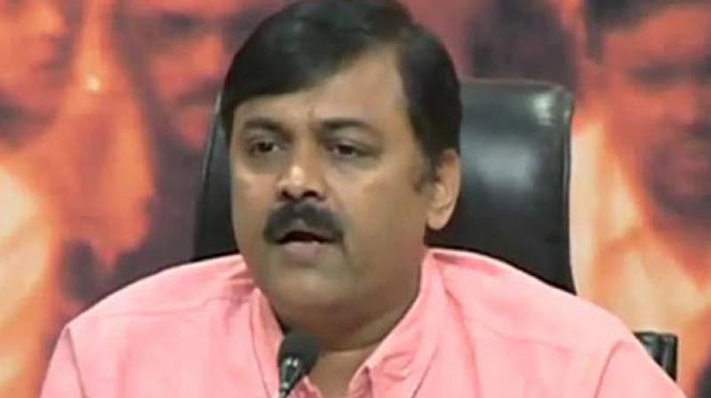 BJP's national spokesperson GVL Narasimha Rao 