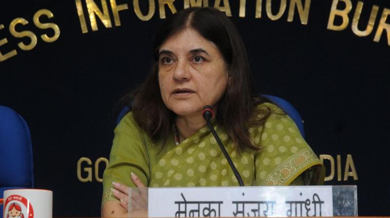 Union minister Maneka Gandhi