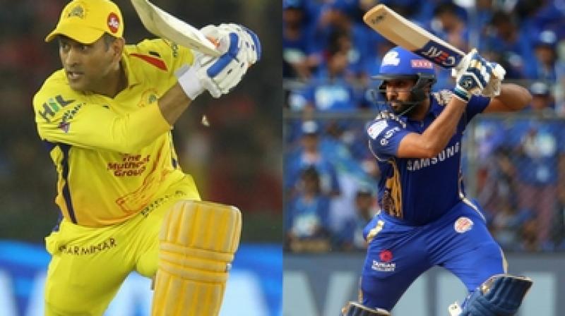 M S Dhoni and Rohit Sharma M S Dhoni and Rohit Sharma