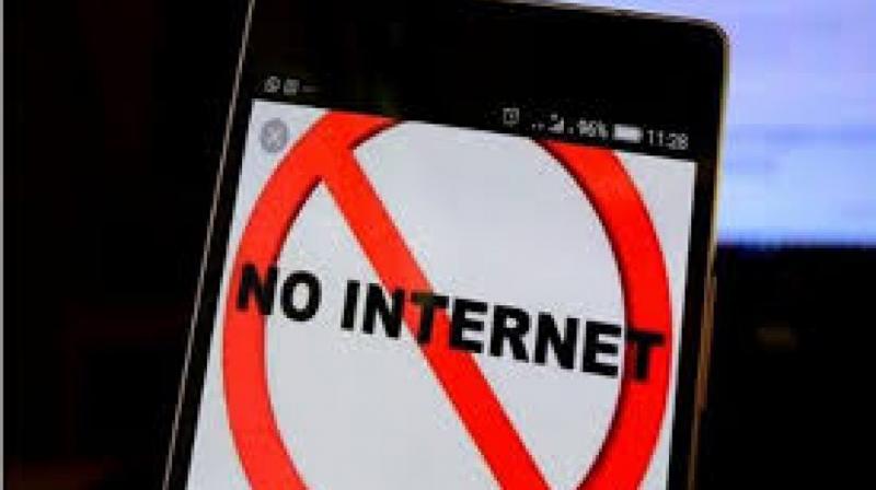 Internet suspended Internet suspended
