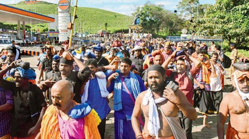 Sabarimala opens yet again but no women Sabarimala opens yet again but no women
