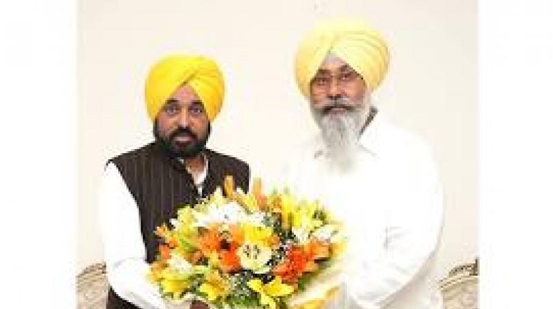 Sandhu's induction into the Assembly follows a decisive victory in the “Tarn Taran by-election”. File Photo.