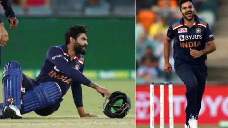 Ravindra Jadeja and Shardul Thakur Ravindra Jadeja and Shardul Thakur